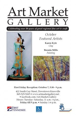 Featured artist at The Art Market gallery for the month of October
